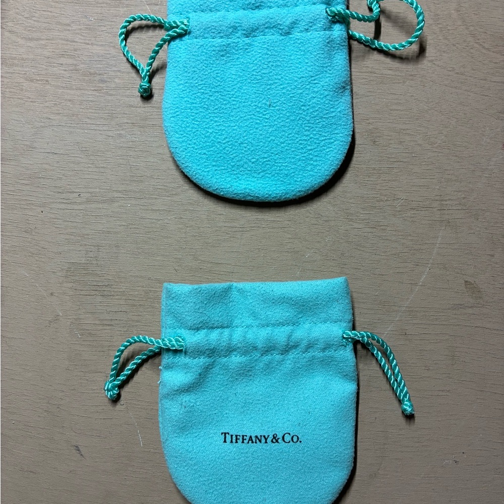 Three Tiffany & Co. Turquoise Jewelry Pouches